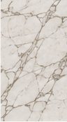 Close-up of white marble with dramatic violet-grey veining